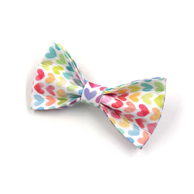 2021 New Pet Products Dog Collar Leash Ins Style Cross-Border Pet Collar Leash Bow