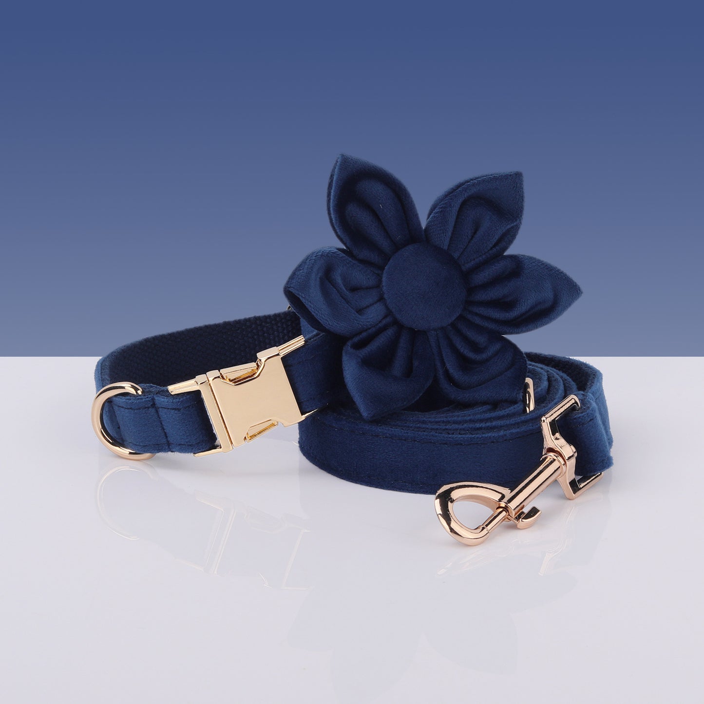 Boss Miha’S New Velvet Pet Collar Cute Flower Bow Leash Set Can Be Laser Engraved