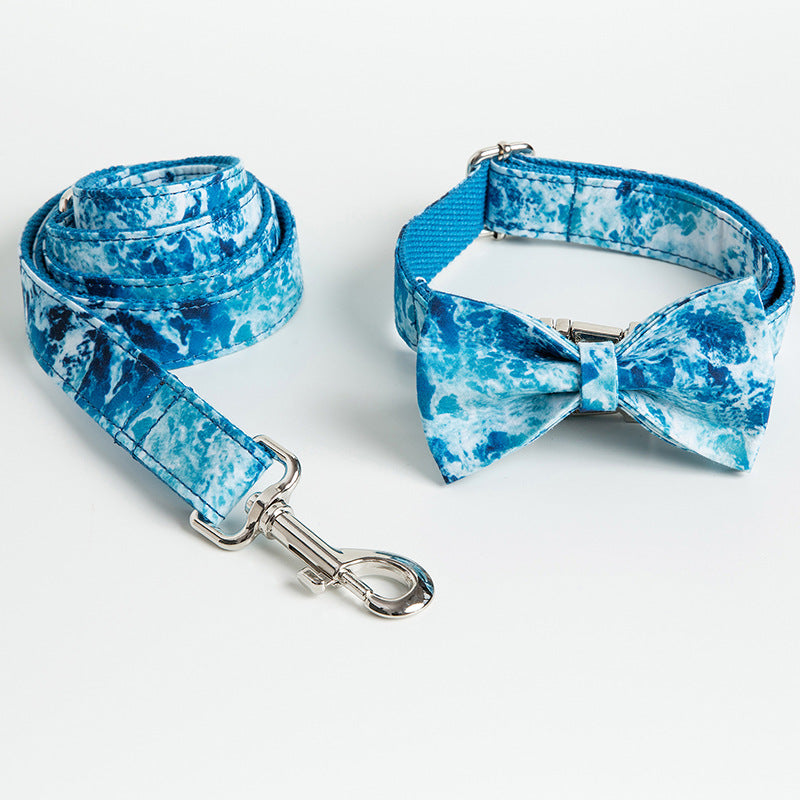 Ocean Ins Pet Collar Leash Bow Set Amazon Dog Chain Large Dog Neck Leash