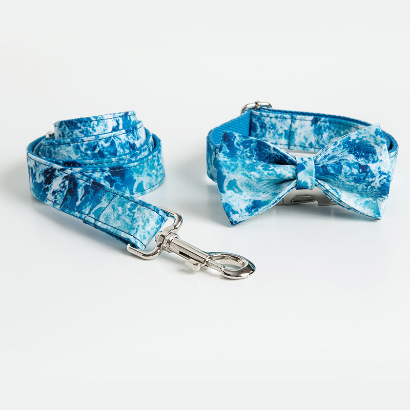 Ocean Ins Pet Collar Leash Bow Set Amazon Dog Chain Large Dog Neck Leash