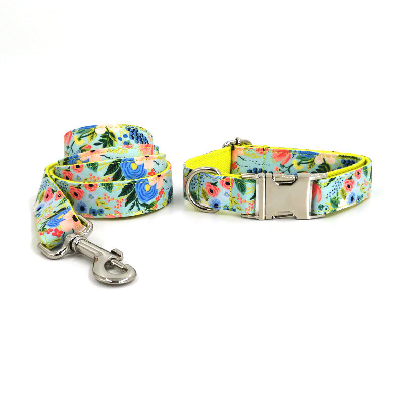 Pettns | Dog Collar and Leash Set with Bow Detail for Everyday Walking