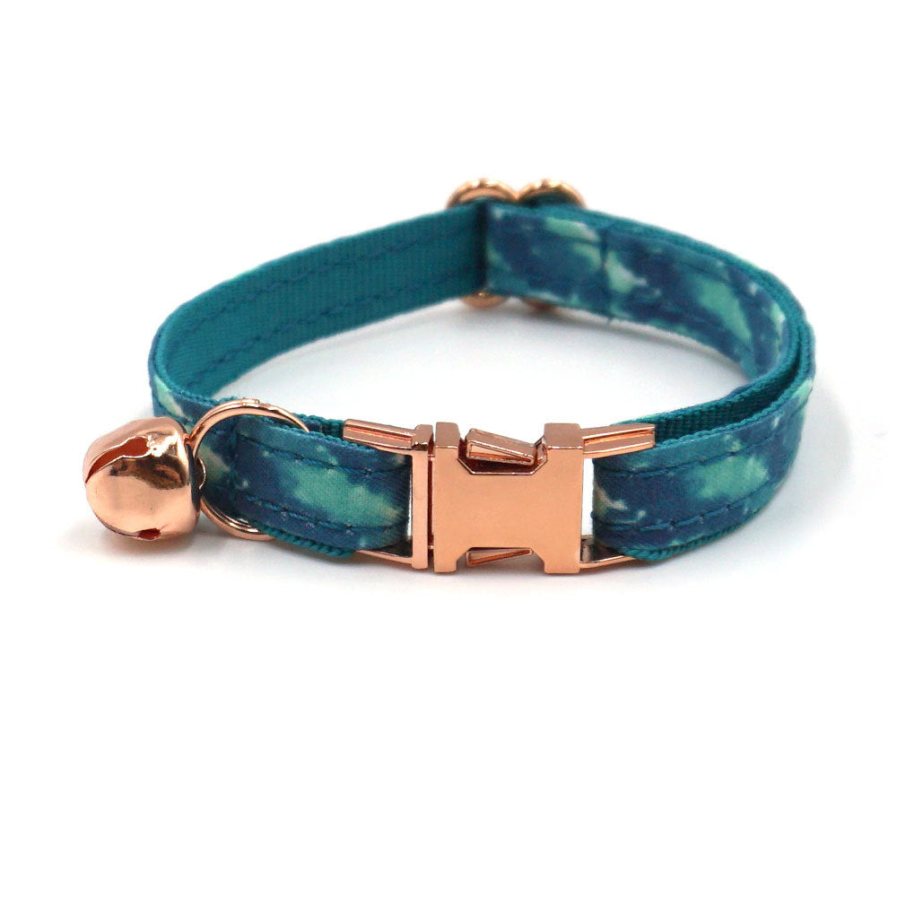 Pettns | Printed Cat Collar with Bell and Optional Engraving for Daily Wear
