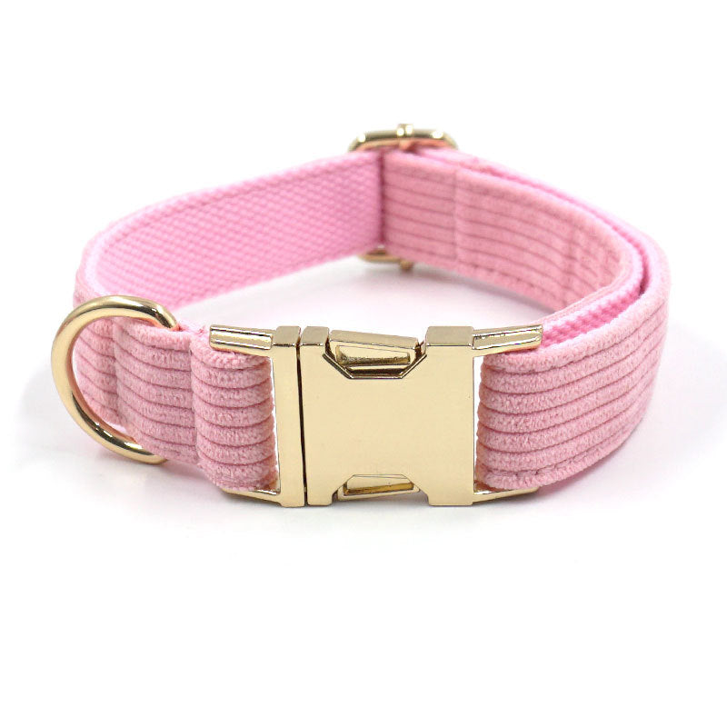 Sakura Pink Pet Collar Leash Bow Set Ins Style Cross-Border One-Piece Dropshipping Dog Collar Leash