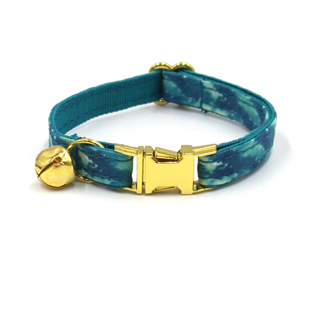 Pettns | Printed Cat Collar with Bell and Optional Engraving for Daily Wear