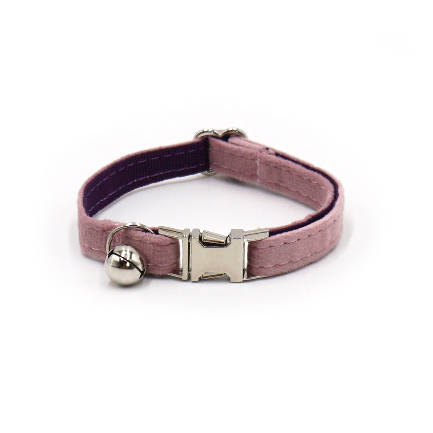 Pettns | Soft Velvet Cat Collar with Bell and Optional Laser Engraving