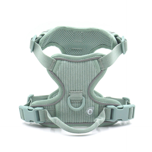 Pettns | Corduroy Dog Vest Harness for Everyday Walking and Outdoor Use