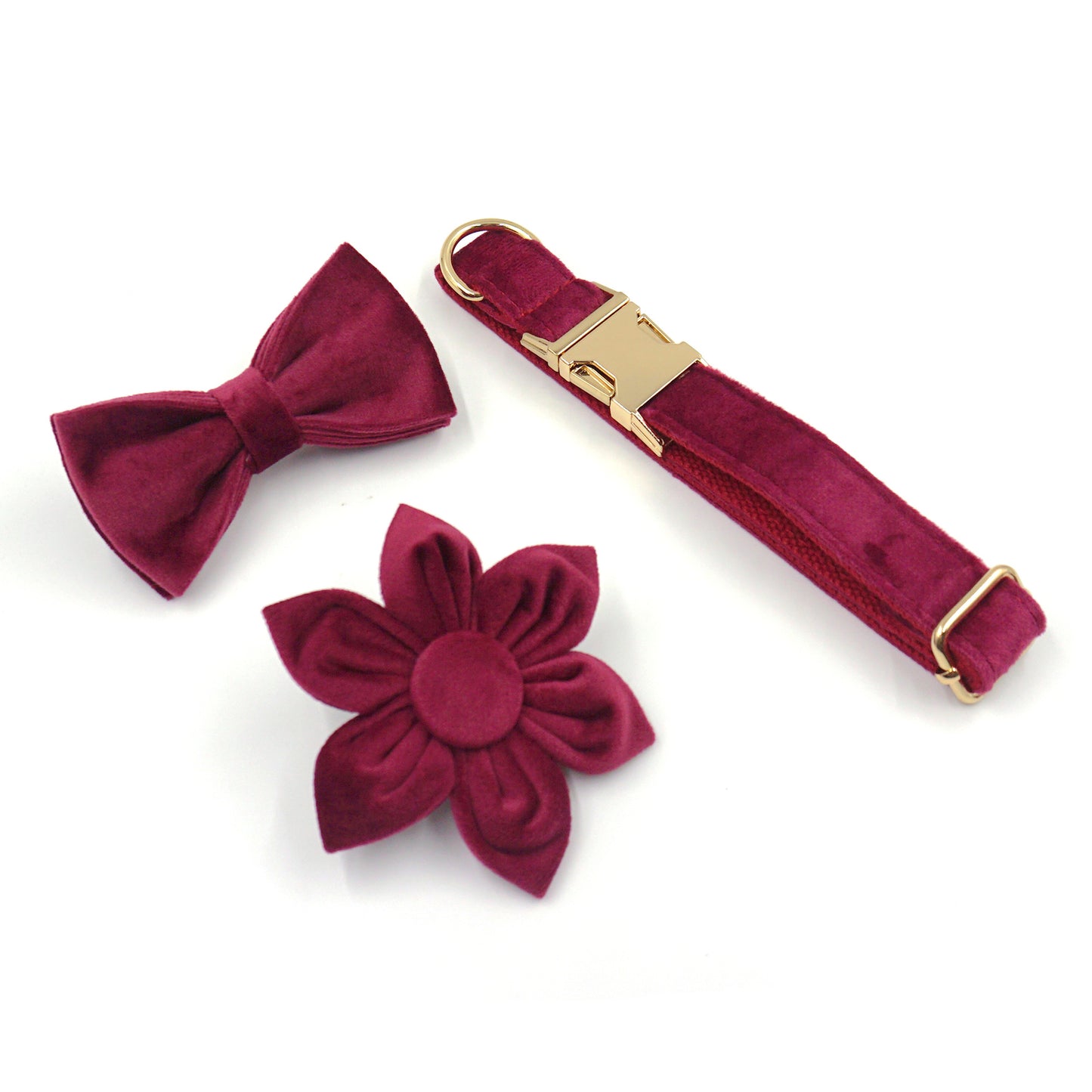 Velvet Pet Collar Lettering Velvet Flower Dog Collar Leash Bow Set Ins Dog Collar