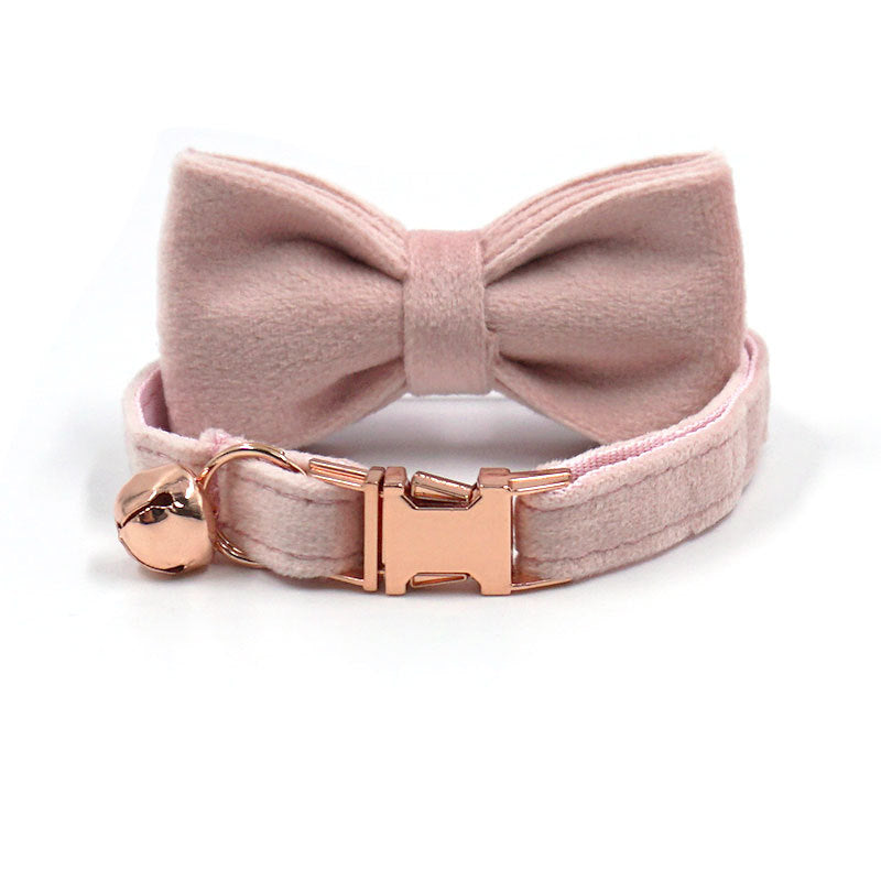 One Piece Drop Shipping Engraved Cat Collar Dog Small Dog Bell Engraved Anti-Loss Cat Collar Bow Cat