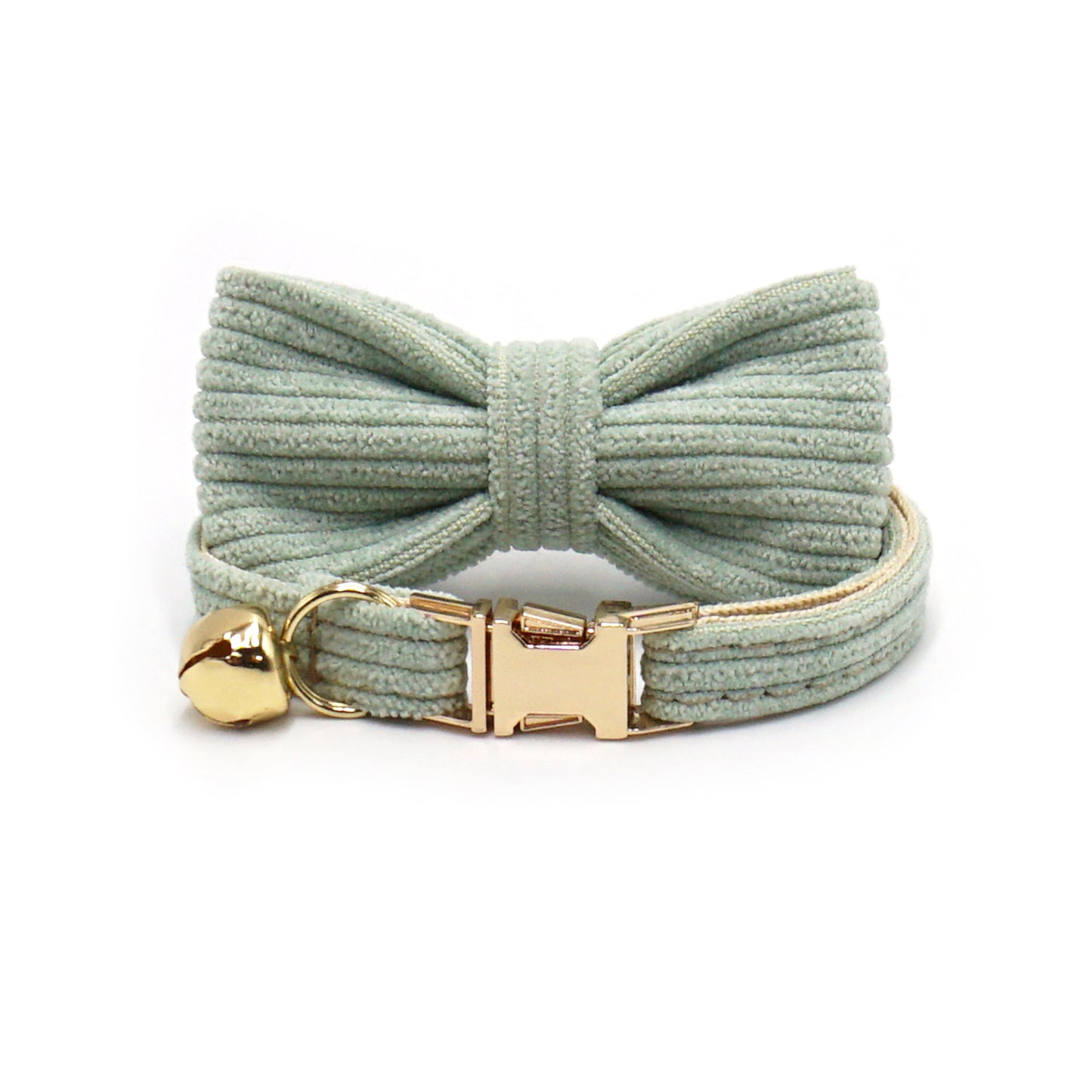 Cross-Border Wholesale Cute Cat Bell Collar, Handsome Cat Bow, Corduroy Cat Collar, Lettering Dropshipping