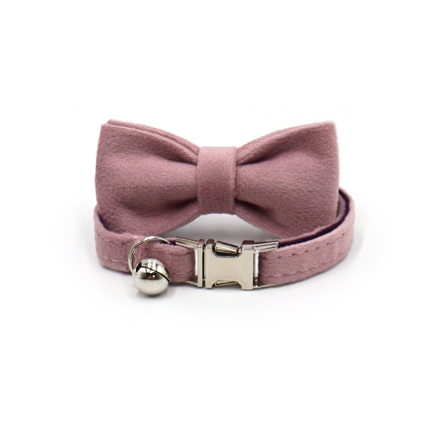Pettns | Soft Velvet Cat Collar with Bell and Optional Laser Engraving