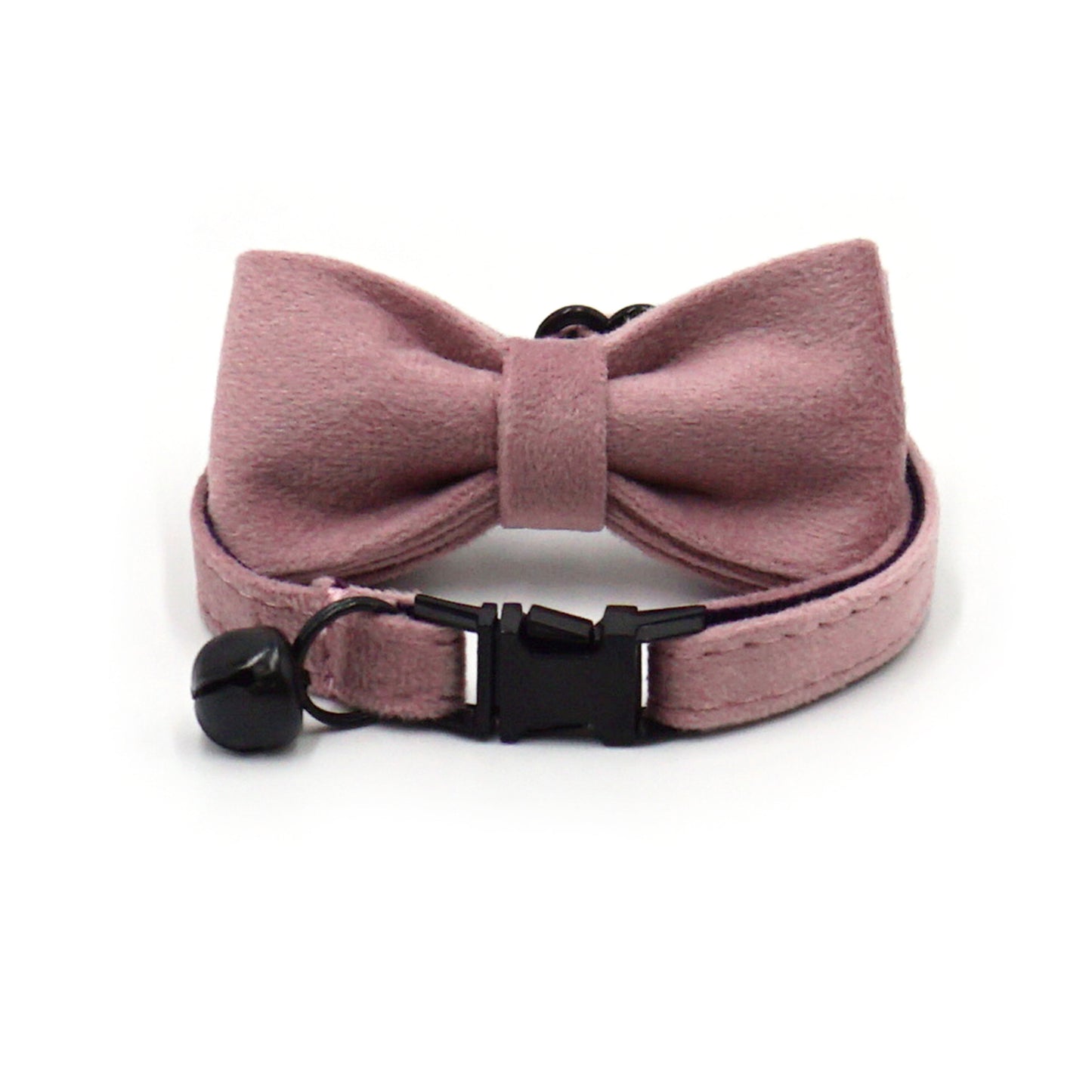 Pettns | Soft Velvet Cat Collar with Bell and Optional Laser Engraving