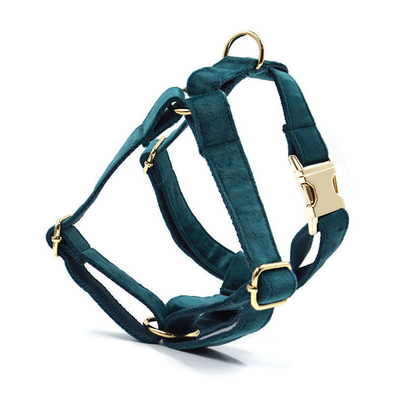 Pettns | Thick Velvet Dog Harness for Everyday Outings and Daily Walks