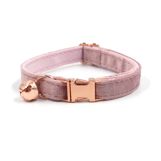 Pettns | Velvet Pet Collar with Optional Engraving for Cats and Small Dogs