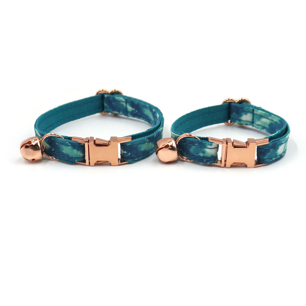 Pettns | Printed Cat Collar with Bell and Optional Engraving for Daily Wear