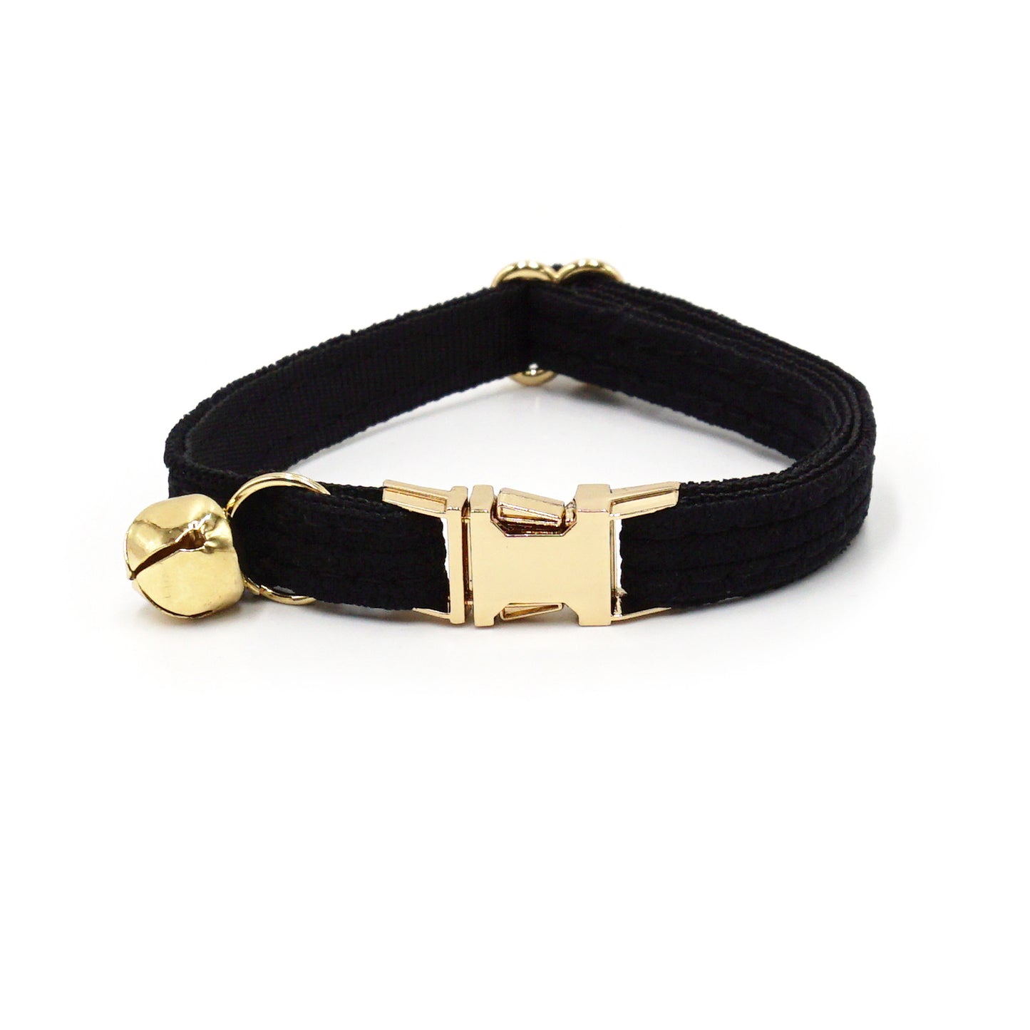 Pettns | Corduroy Cat Collar with Zinc Alloy Buckle, Optional Engraving and Color Options