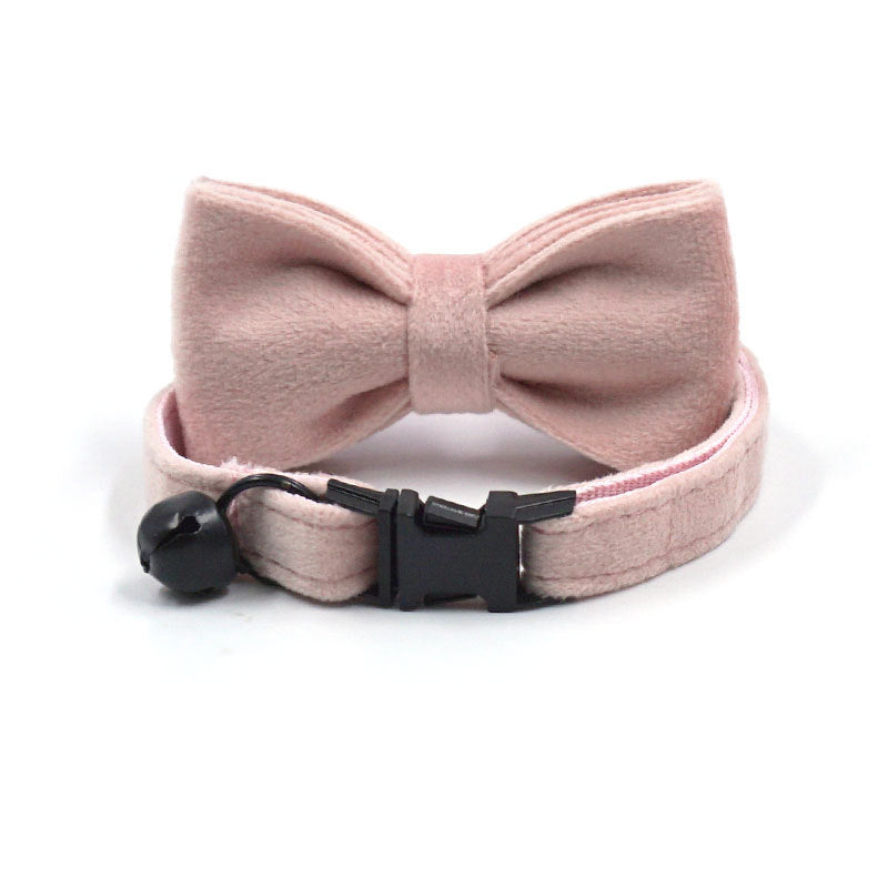 One Piece Drop Shipping Engraved Cat Collar Dog Small Dog Bell Engraved Anti-Loss Cat Collar Bow Cat