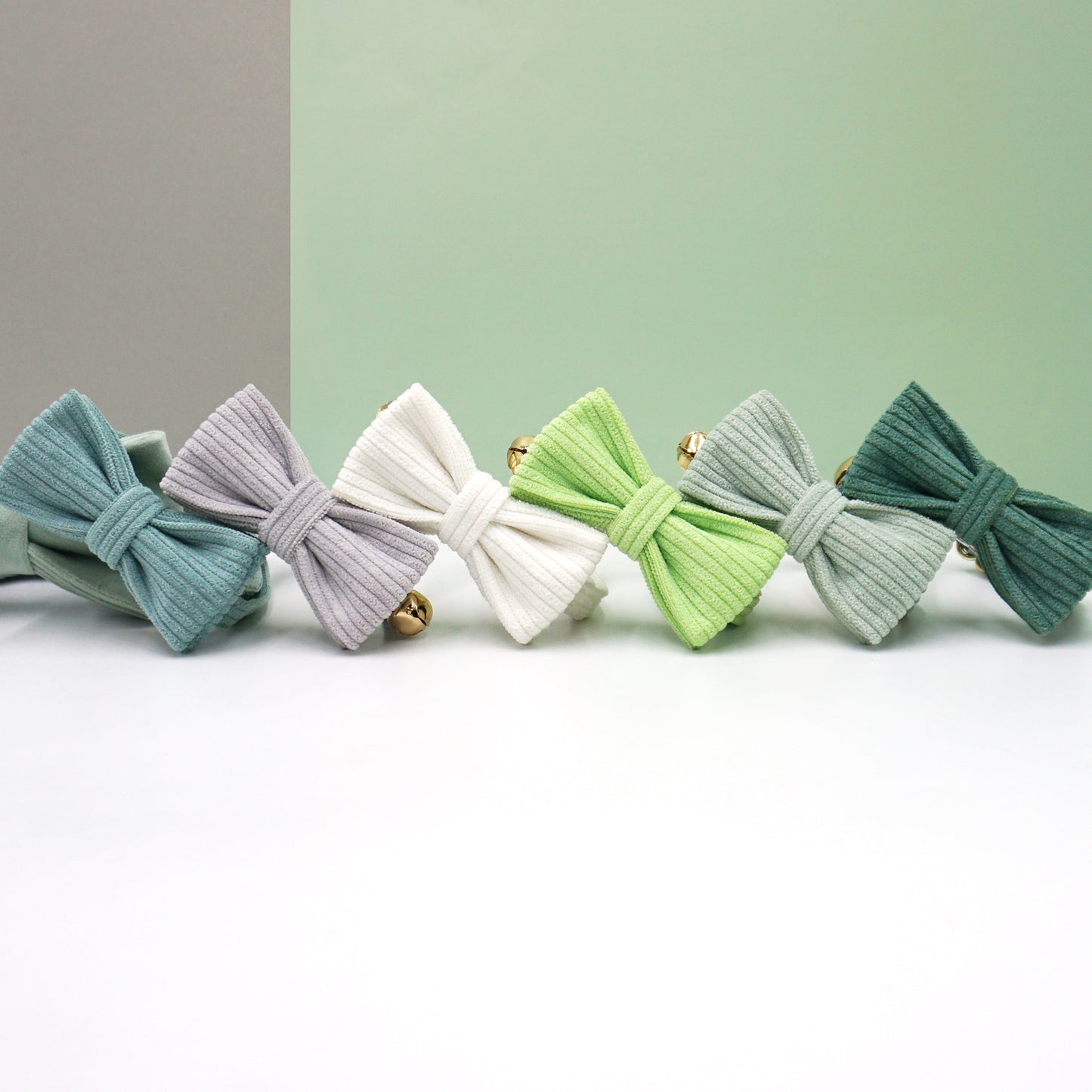 Cross-Border Wholesale Cute Cat Bell Collar, Handsome Cat Bow, Corduroy Cat Collar, Lettering Dropshipping