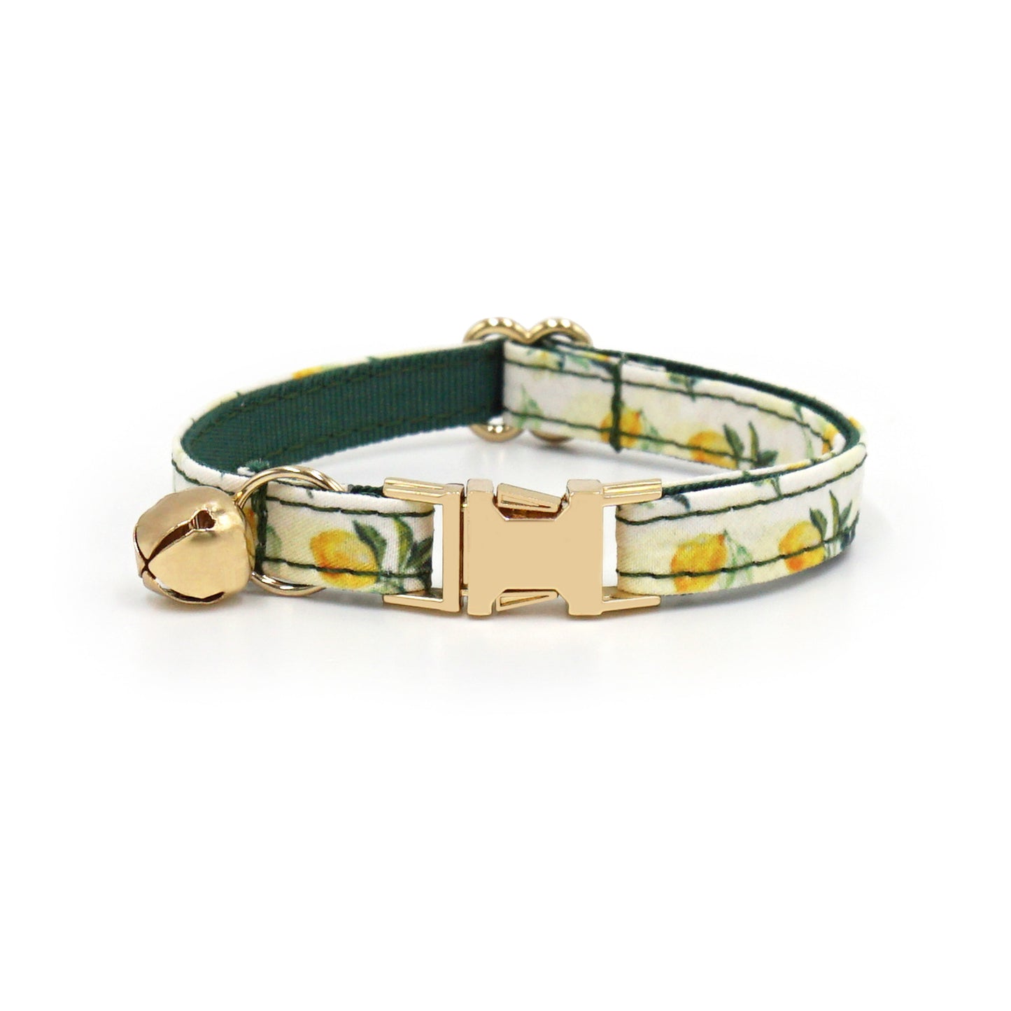 Pettns | Lemon Pattern Cat Leash and Collar Set with Letter Detail for Daily Walks