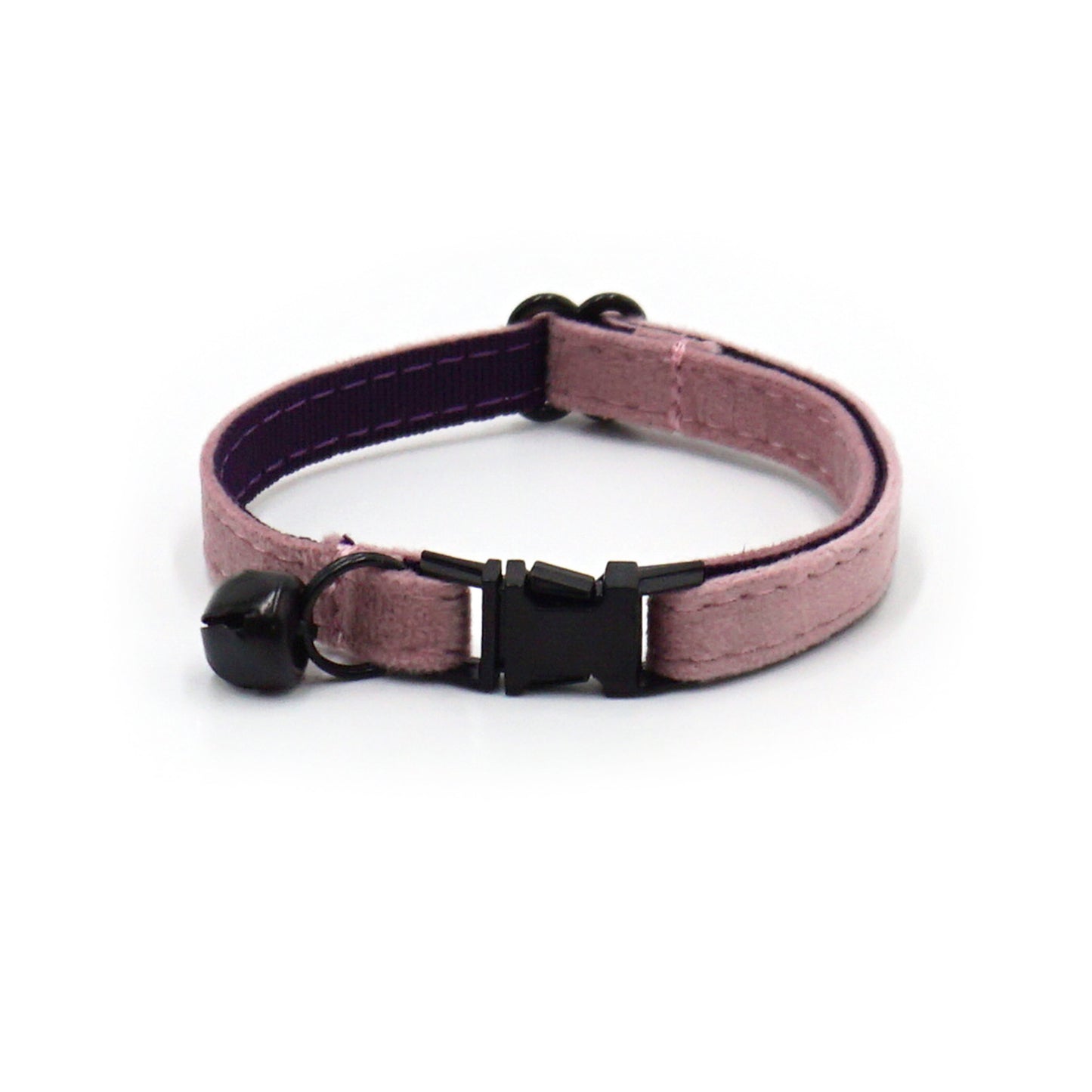 Pettns | Soft Velvet Cat Collar with Bell and Optional Laser Engraving