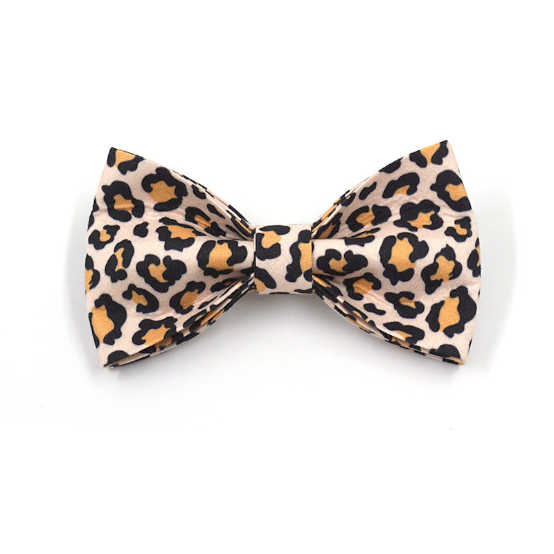 Ins Black Buckle Pet Collar Leash Set Pet Supplies Dog Collar Bow Pet Zinc Alloy Collar