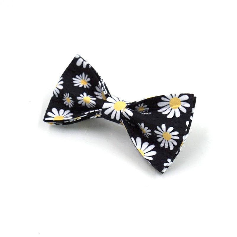 Pettns | Daisy Pattern Double-Layer Dog Collar for Everyday Wear