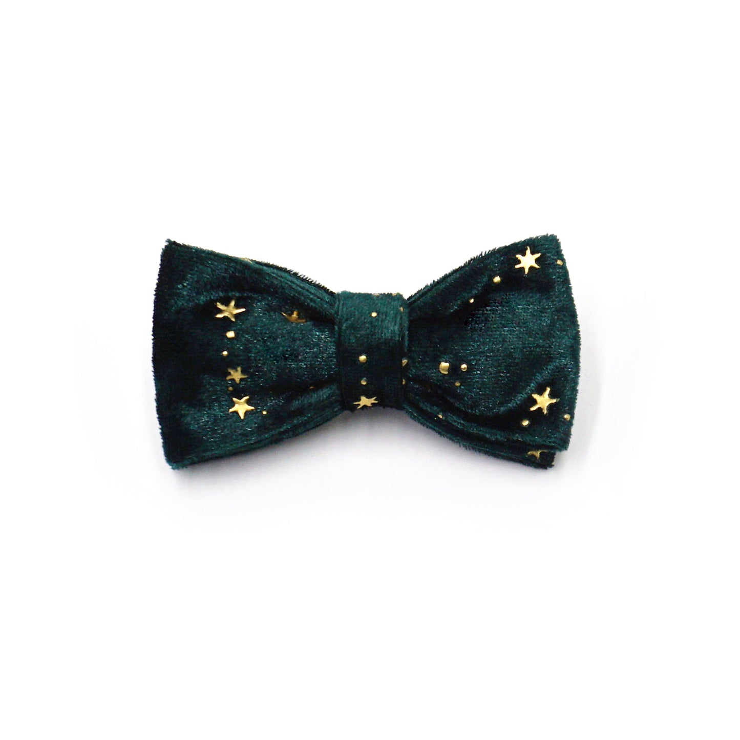 Pettns | Green Velvet Cat Collar with Star Detail for Seasonal Daily Wear