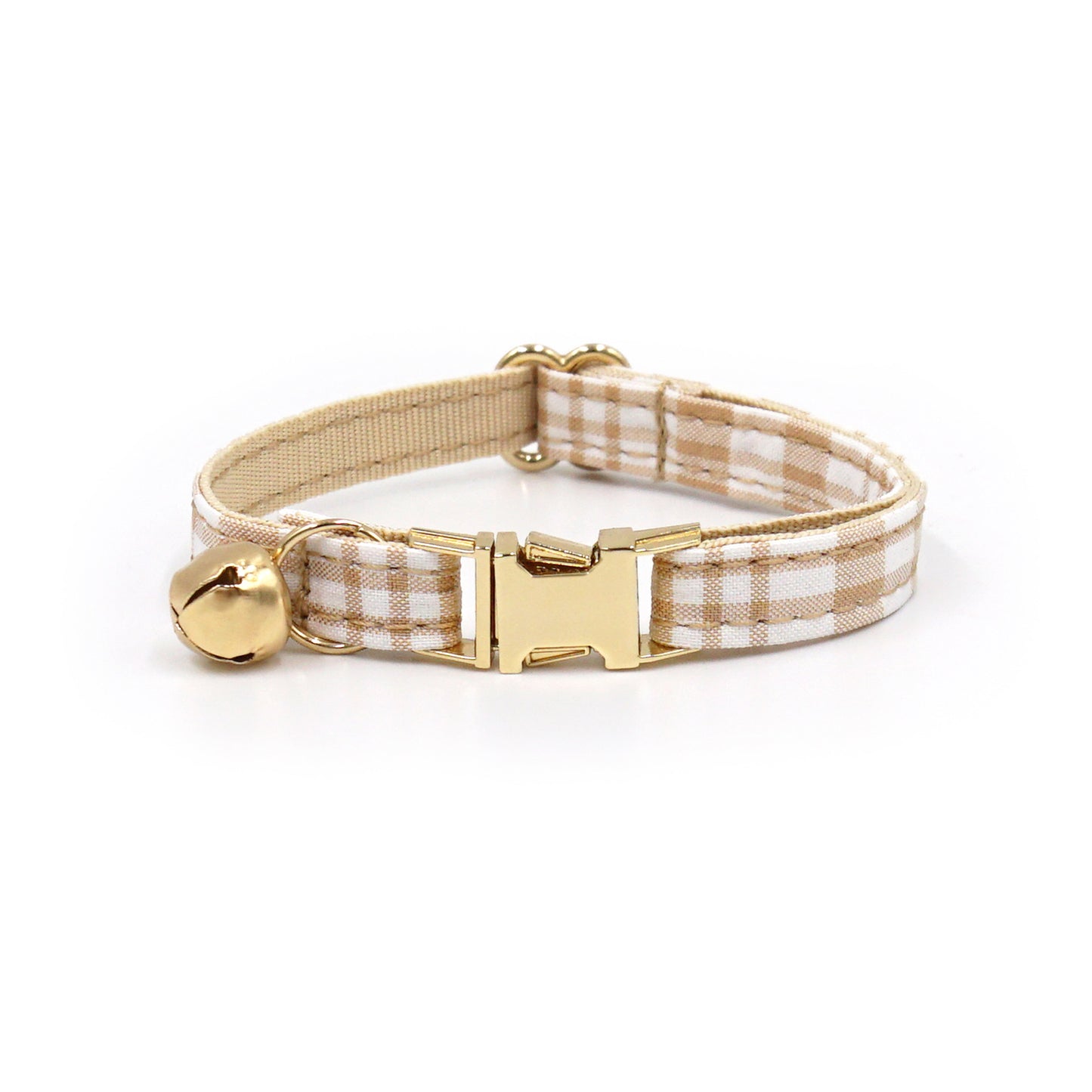Pettns | Plaid Cat Leash with Matching Engravable Collar for Daily Walks