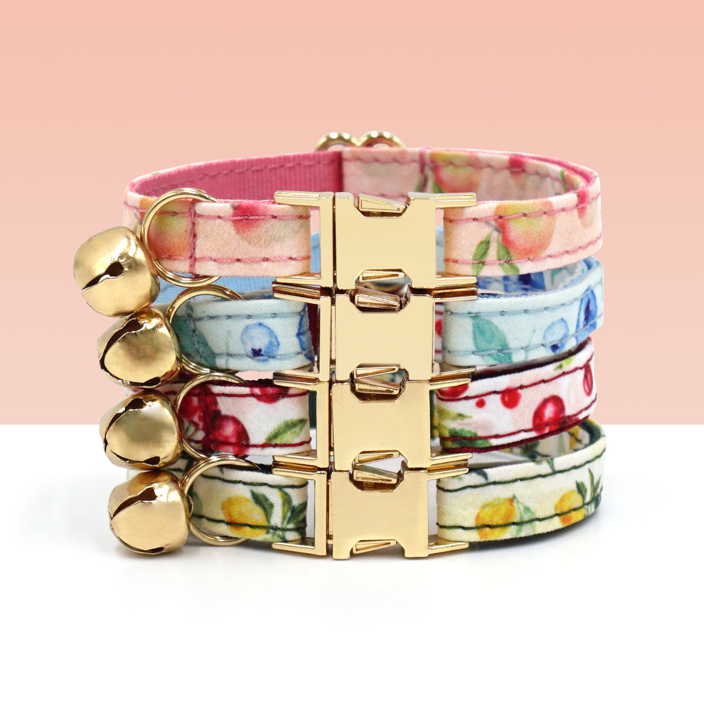 Pettns | Lemon Pattern Cat Leash and Collar Set with Letter Detail for Daily Walks