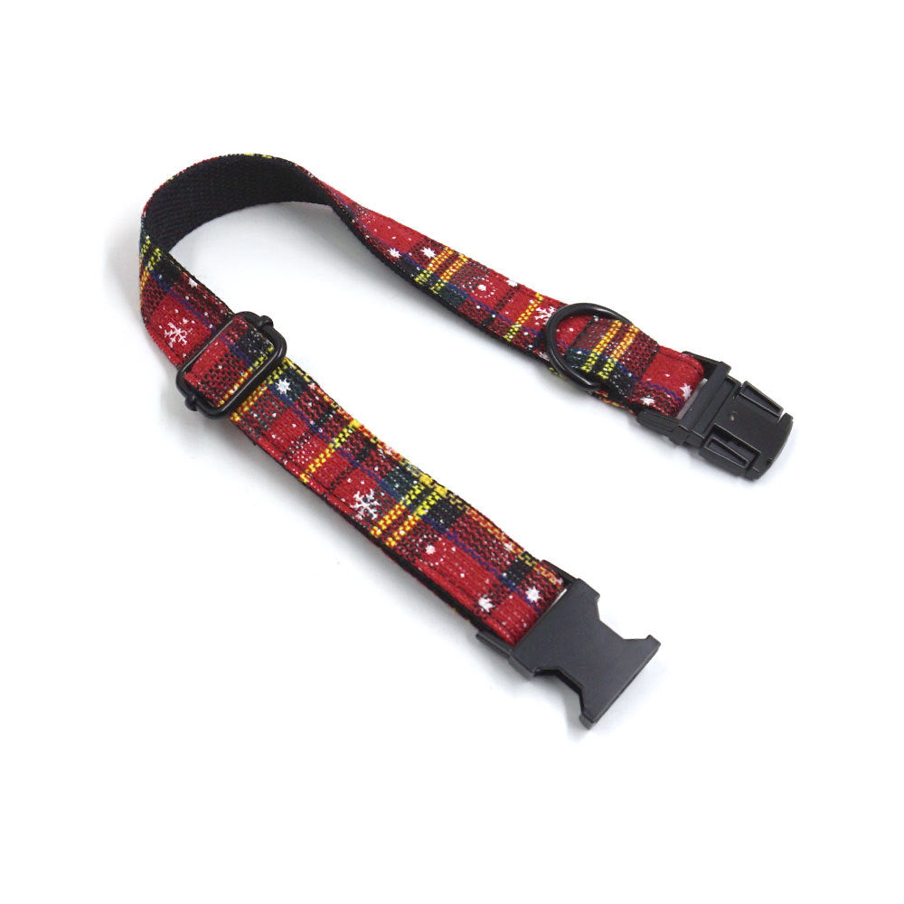 Engraved Dog Christmas Collar Cross-Border Pet Christmas Collar Leash Pet Collar Leash Wholesale