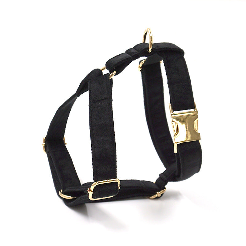 Pettns | Thick Velvet Dog Harness for Everyday Outings and Daily Walks